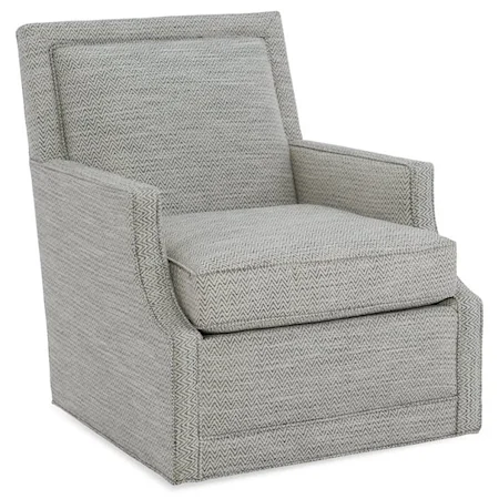 Contemporary Swivel Glider Chair