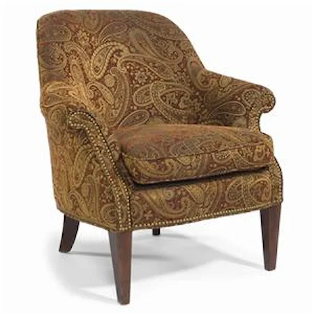 Traditional Wood Leg Chair