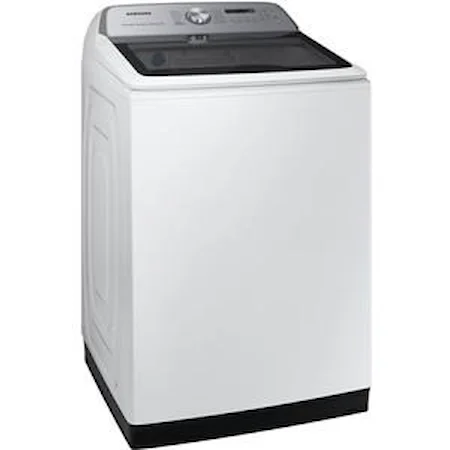 5.1 cu. ft. Smart Top Load Washer with ActiveWave(TM) Agitator and Super Speed Wash in White