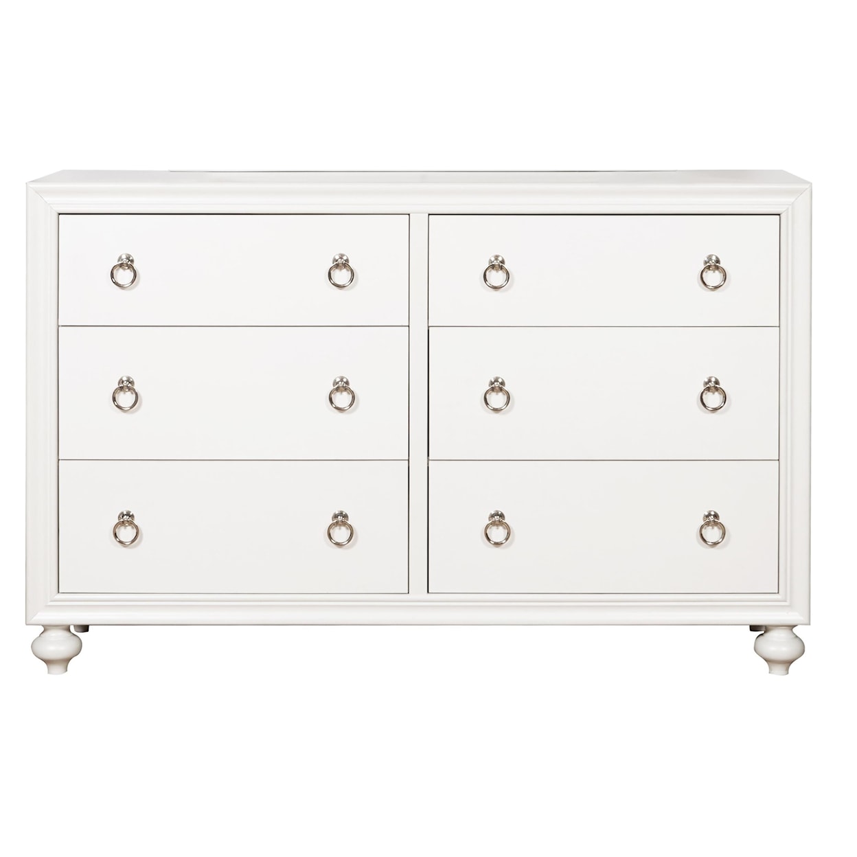 Samuel Lawrence Bella White Kids 6 Drawer Dresser