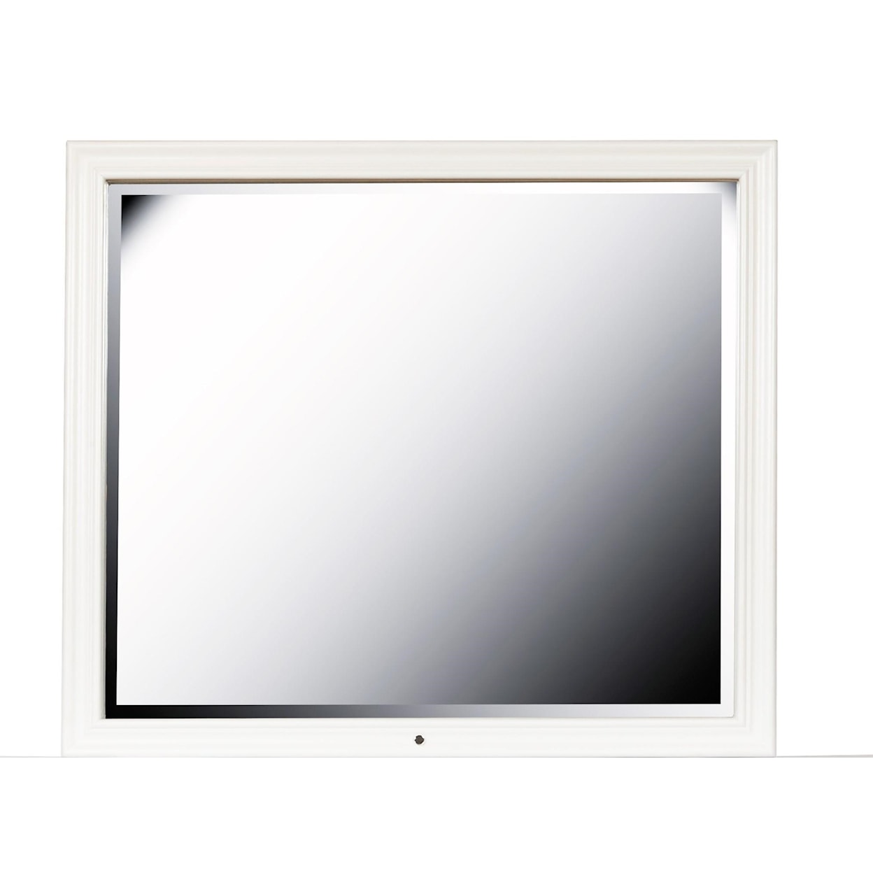 Samuel Lawrence Bella White Framed Dresser Mirror with LED Lighting