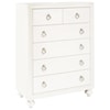 Samuel Lawrence Bella White Bella Youth  Six Drawer Chest in White