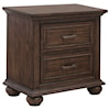 Samuel Lawrence Chatham Park Paneled Wooden 2 Drawer Nightstand