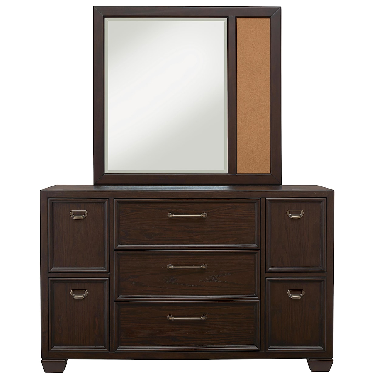 Samuel Lawrence Clubhouse Dresser and Mirror Set