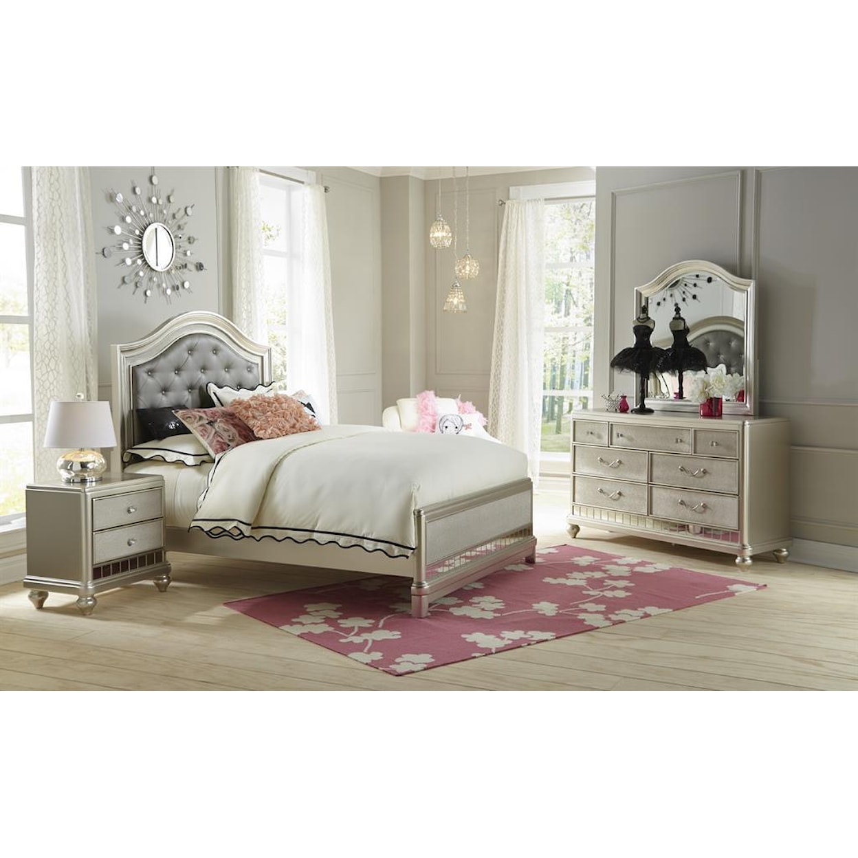 Samuel Lawrence Lil Diva Full Panel Bed