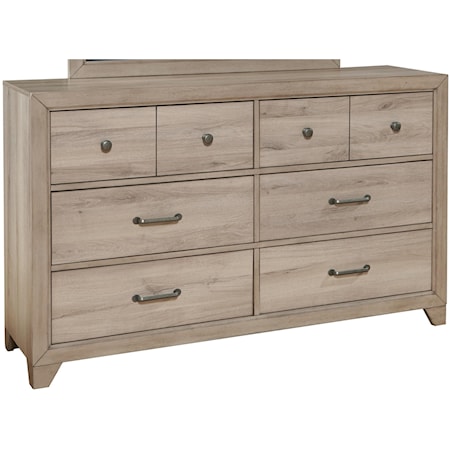 Ash Creek 6-Drawer Dresser