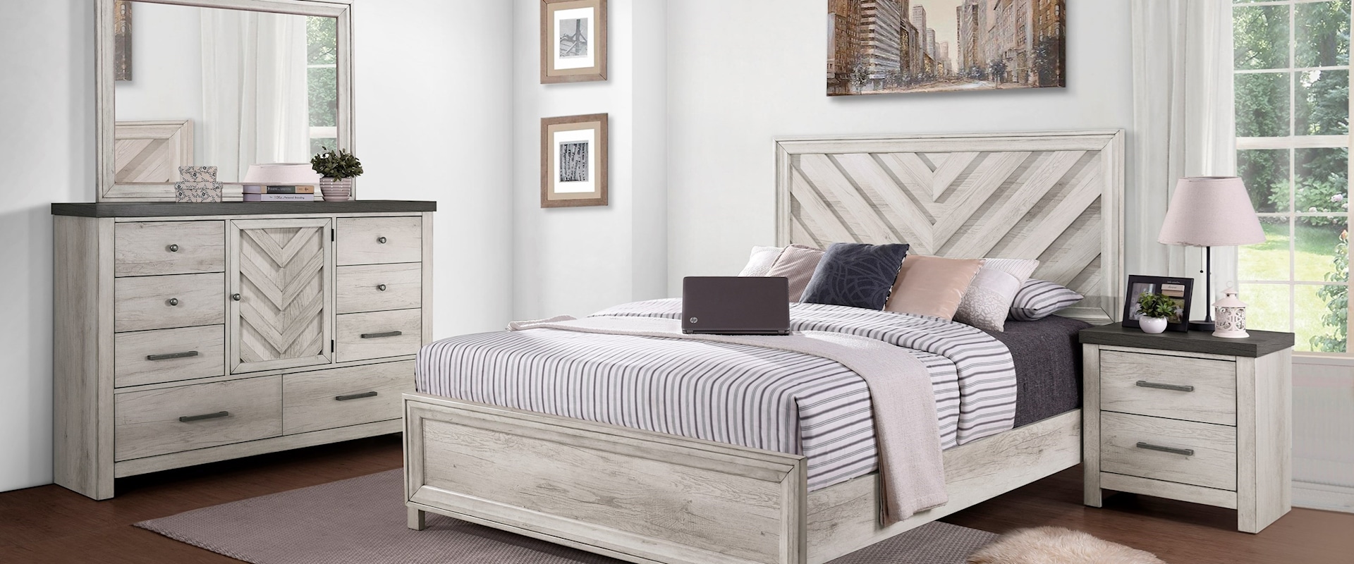 6PC Queen Bedroom Group