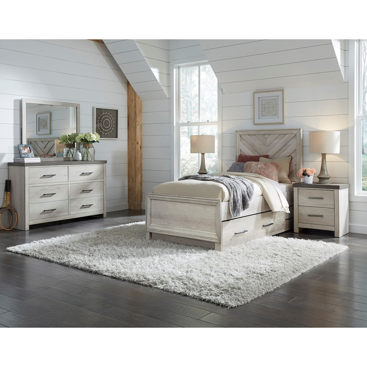 Samuel Lawrence Riverwood Twin Panel Bed