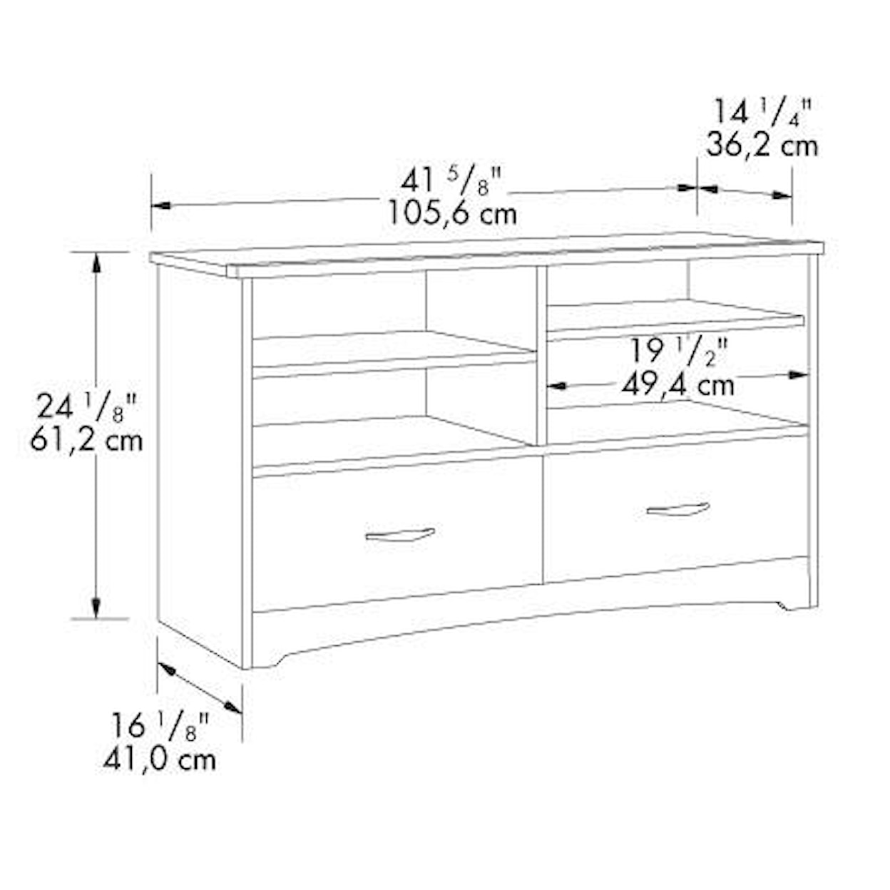 Sauder Beginnings TV Stand