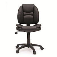 Swivel Base DuraPlush® Task Chair with Casters and Pneumatic Seat Adjustment