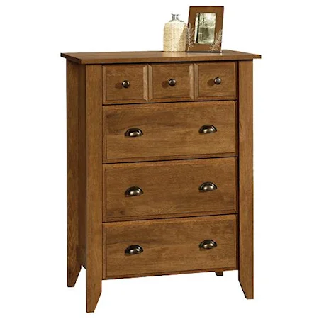 Transitional Four-Drawer Chest of Drawers