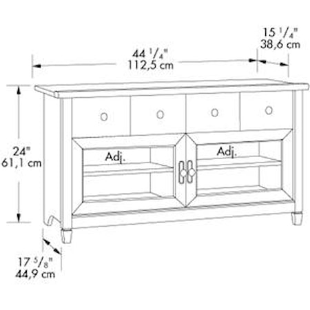 Panel TV Stand