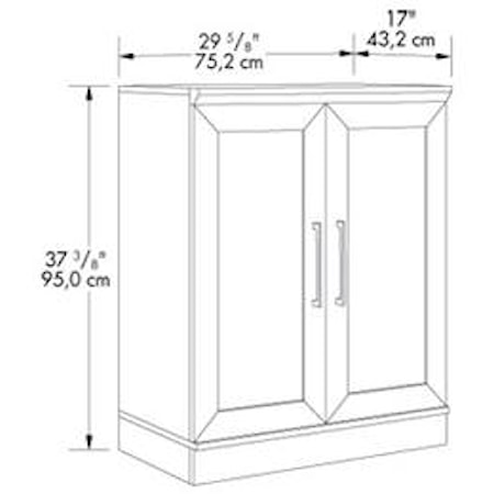 Contemporary 2-Door Base Cabinet