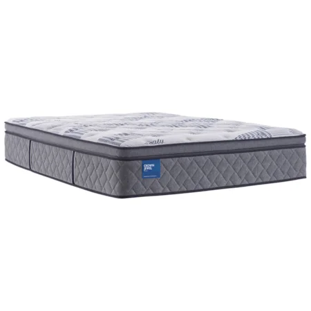 King 14" Plush Pillow Top Pocketed Coil Mattress and Ergomotion Inhance Power Base