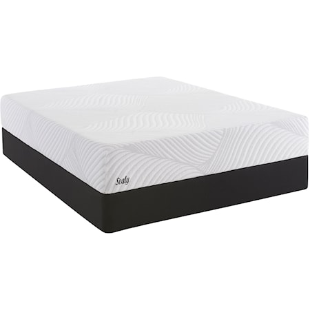 Twin 10" Cushion Firm Gel Memory Foam Mattress and 5" Low Profile StableSupport™ Foundation