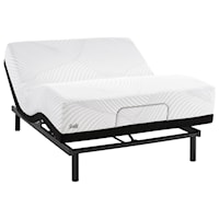 King 10" Cushion Firm Gel Memory Foam Mattress and 2pc Horizontal King Ergomotion Inhance Power Base