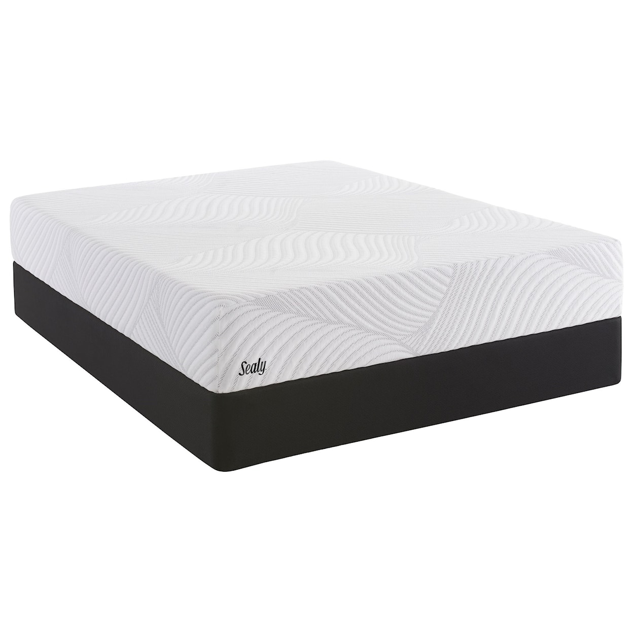 Sealy Upbeat Firm Twin 9" Gel Memory Foam Mattress Set