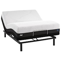 Twin Extra Long10" Gel Memory Foam Mattress and Ease 3.0 Adjustable Base