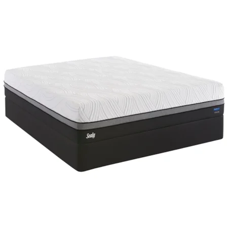 King 13" Ultra Plush Gel Memory Foam Mattress and 5" Low Profile StableSupport™ Foundation