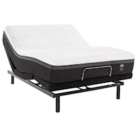 King Essentials Hybrid Mattress and 2pc Horizontal King Ergomotion Pro Tract Extend Power Base