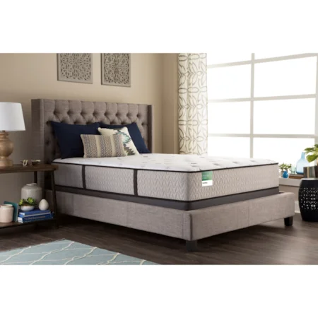 Full 14 1/2" Firm Mattress and 5" Low Profile StableSupport™ Foundation