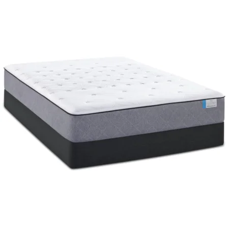 Full Cushion Firm Tight Top Mattress and High Profile Hybrid Foundation