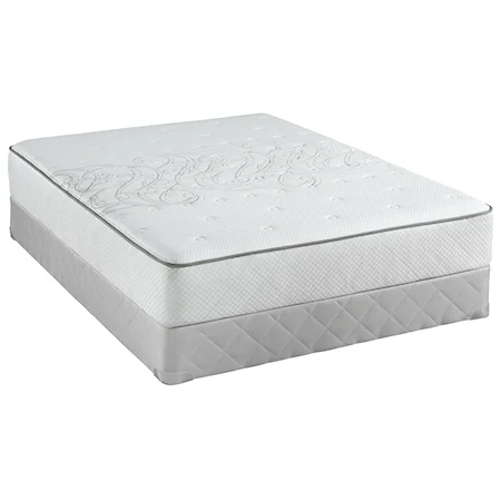 California King Firm Tight Top Mattress and Foundation