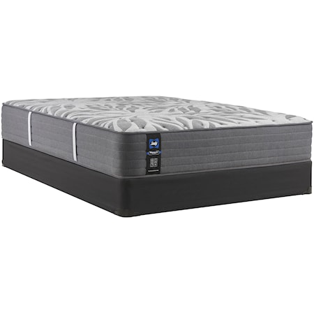 King 13" Medium Feel Tight Top Mattress and 5" Low Profile Foundation