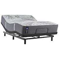 Cal King 13" Soft Tight Top Individually Wrapped Coil Mattress and Ease 3.0 Adjustable Base