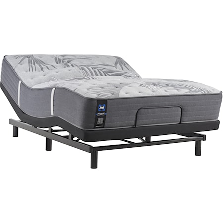King 13" Soft Tight Top Individually Wrapped Coil Mattress and Ease 3.0 Adjustable Base