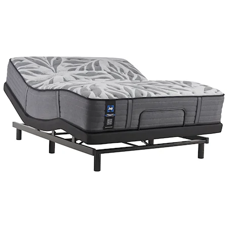 Queen 13" Medium Feel Tight Top Individually Wrapped Coil Mattress and Ease 3.0 Adjustable Base