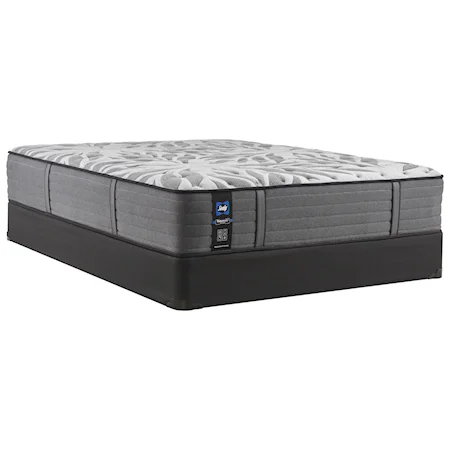 Queen 12" Ultra Firm Tight Top Individually Wrapped Coil Mattress and 9" Regular Height Foundation