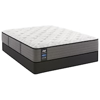 Full 12 1/2" Cushion Firm Encased Coil Mattress and 5" Low Profile StableSupport™ Foundation