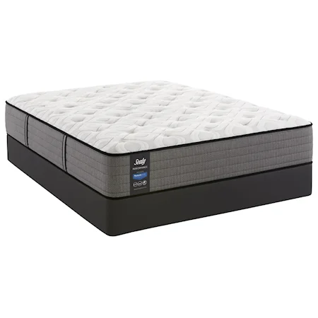 Queen 11" Firm Encased Coil Mattress and StableSupport™ Foundation