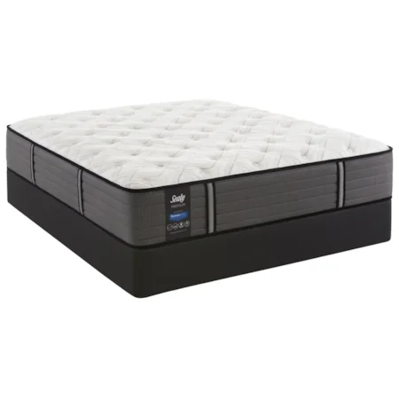 Twin 13" Plush Pocketed Coil Mattress and 5" Low Profile StableSupport™ Foundation