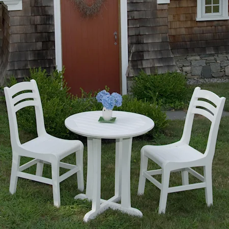 3 Piece Outdoor Dining and Chair Set