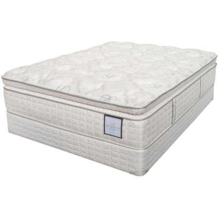 King Plush Super Pillow Top Mattress and Box Spring