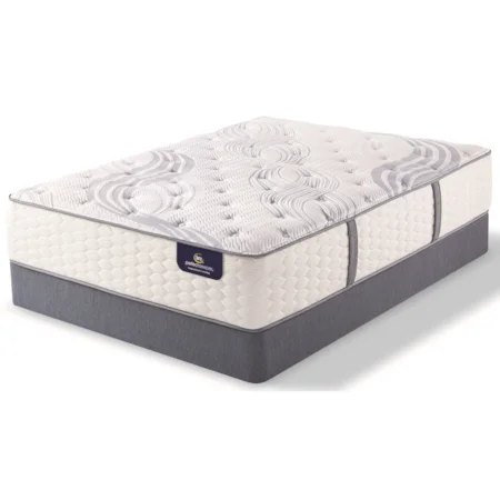Full Plush Pocketed Coil Mattress and 5" StabL-Base® Low Profile Foundation