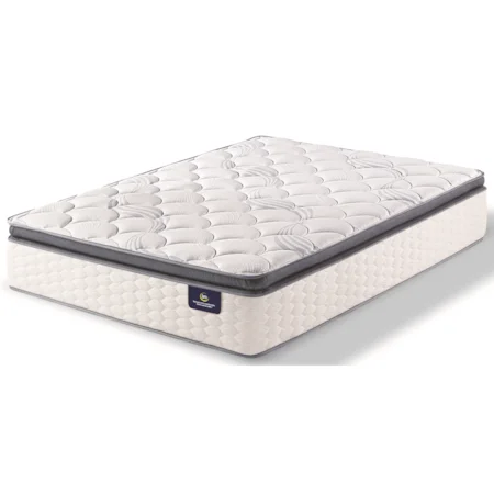 Queen Firm Pillow Top Pocketed Coil Mattress with Factory Select Cover and Motion Slim Adjustable Base