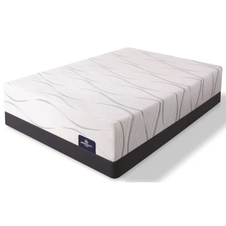 Full Plush Gel Memory Foam Mattress and 6" Low Profile Steel Foundation