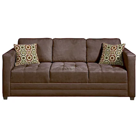 Contemporary Sofa with Tufted Seats