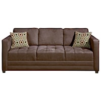 Contemporary Sofa with Tufted Seats