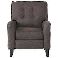 High Leg Reclining Chair with Button-Tufted Back