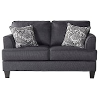Contemporary Stationary Upholstered Loveseat