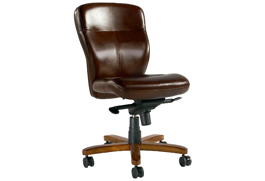 Executive Seating Armless Executive Chair by Hooker Furniture at Stoney Creek Furniture 