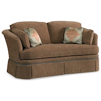 Loose Back Cushion Sofa with Skirt