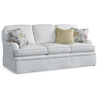 English Arm Sofa with Semi-Attached Back