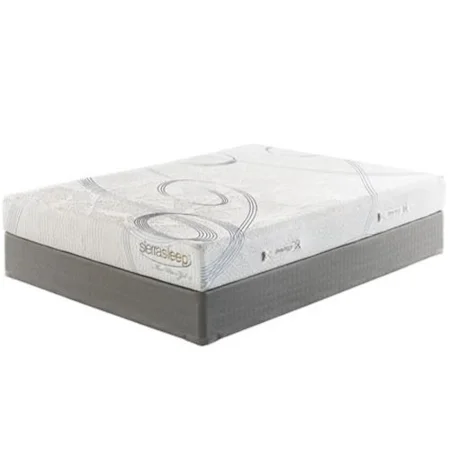 Queen 8" Gel Plush Memory Foam Mattress and Foundation