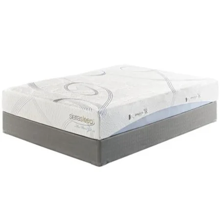 Twin 10" Firm Gel Memory Foam Mattress and Foundation