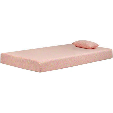 Twin 7" Firm Pink Memory Foam Mattress
